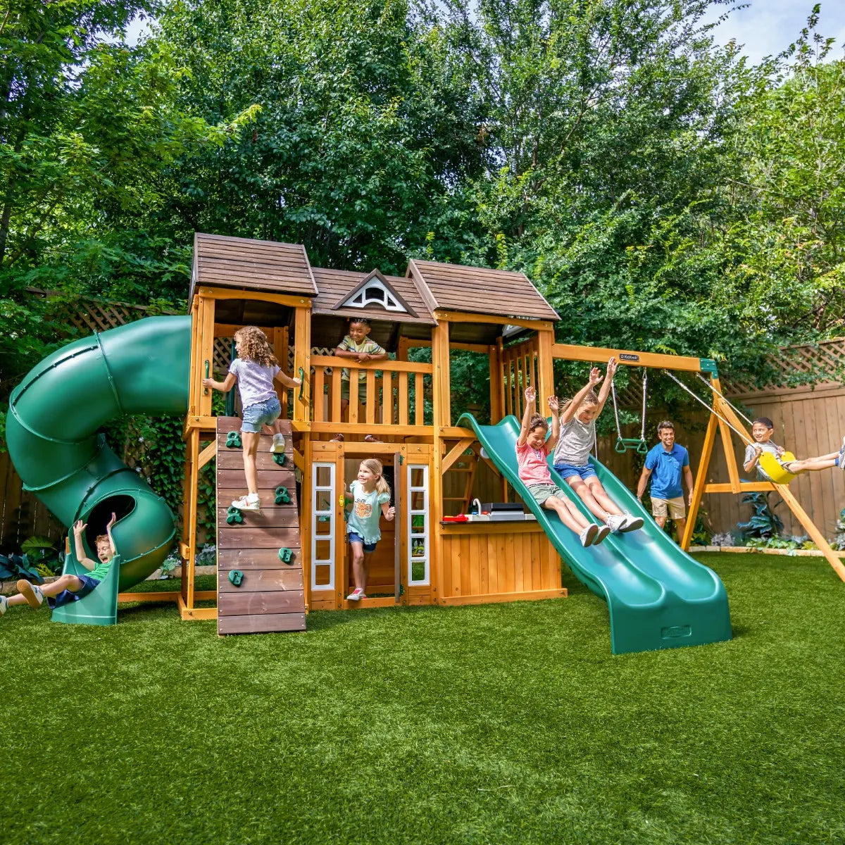 Kidkraft Adventure Bend Swing Set image 2