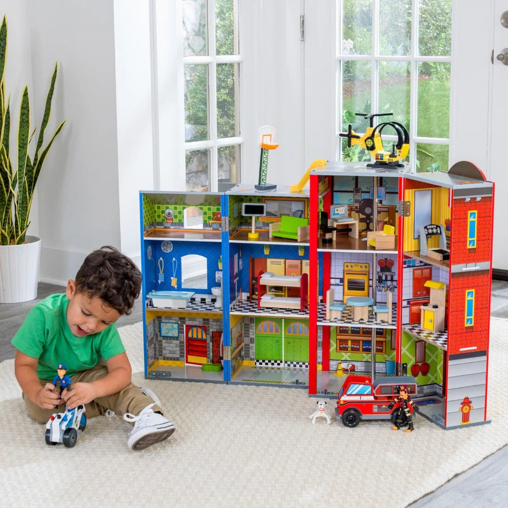 KidKraft Everyday Heroes Wooden Playset image 3