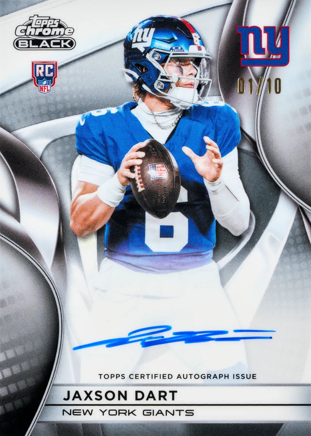 Topps 2025 Black Chrome Football Hobby Box