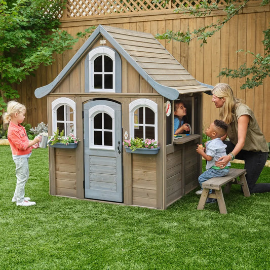 Kidkraft Forestview II Wooden Playhouse image 0