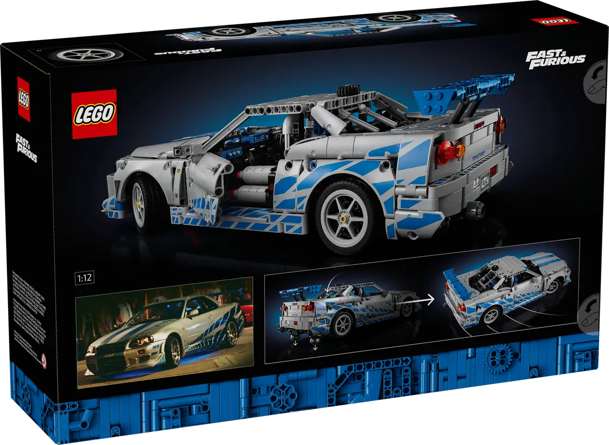LEGO 42210 Technic 2 Fast 2 Furious Nissan Skyline GT-R (R34) Car image 9