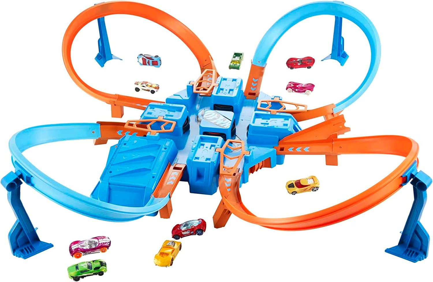 Hot Wheels Criss Cross Crash set with 1:64 Scale Vehicle image 0