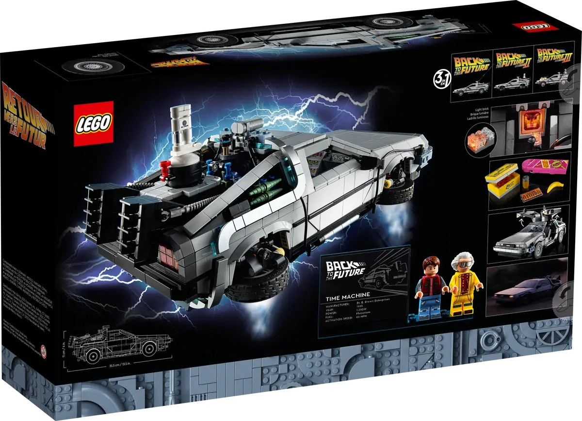 LEGO 10300 Icons Back to the Future Time Machine image 7