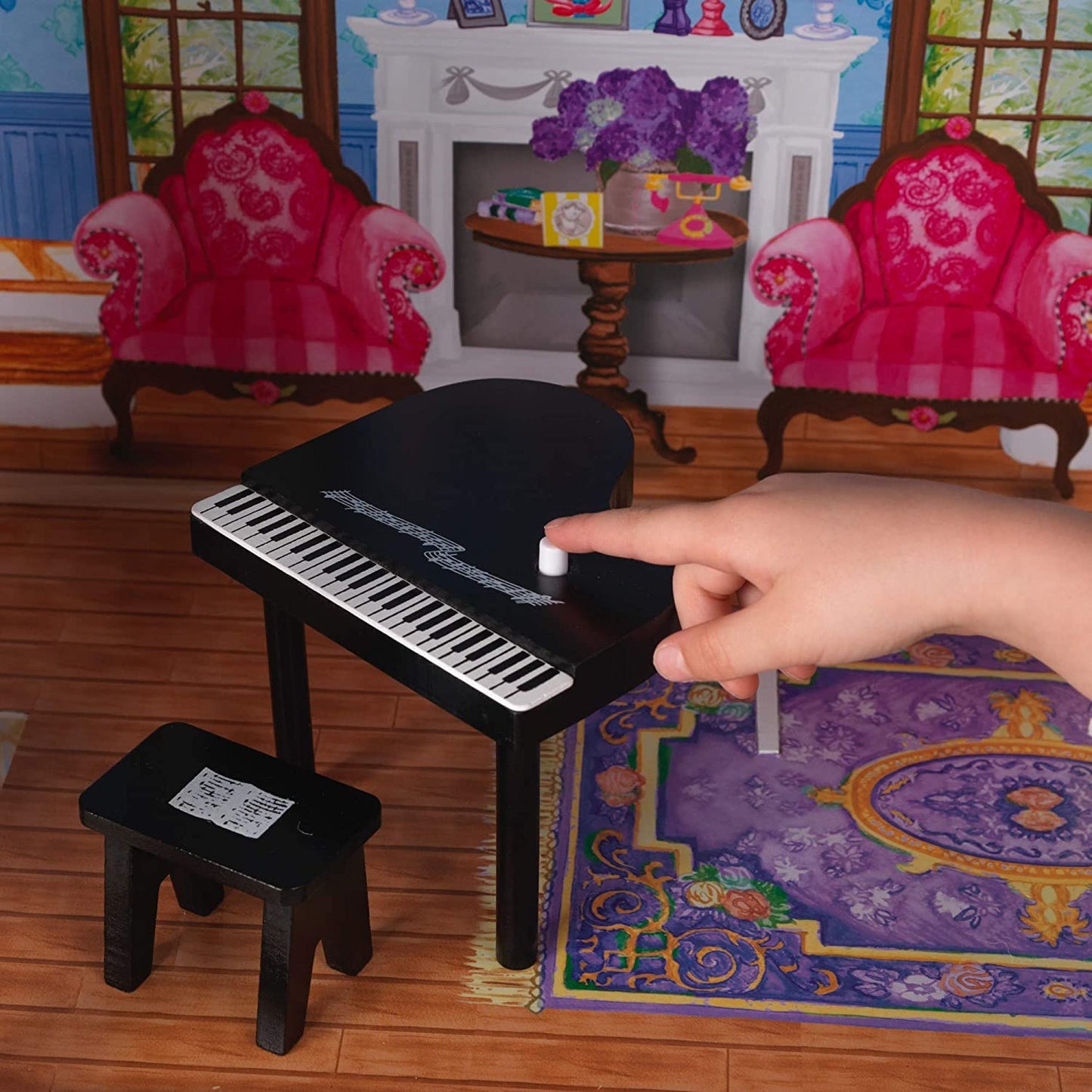 KidKraft My Dreamy Wooden Dollhouse image 3