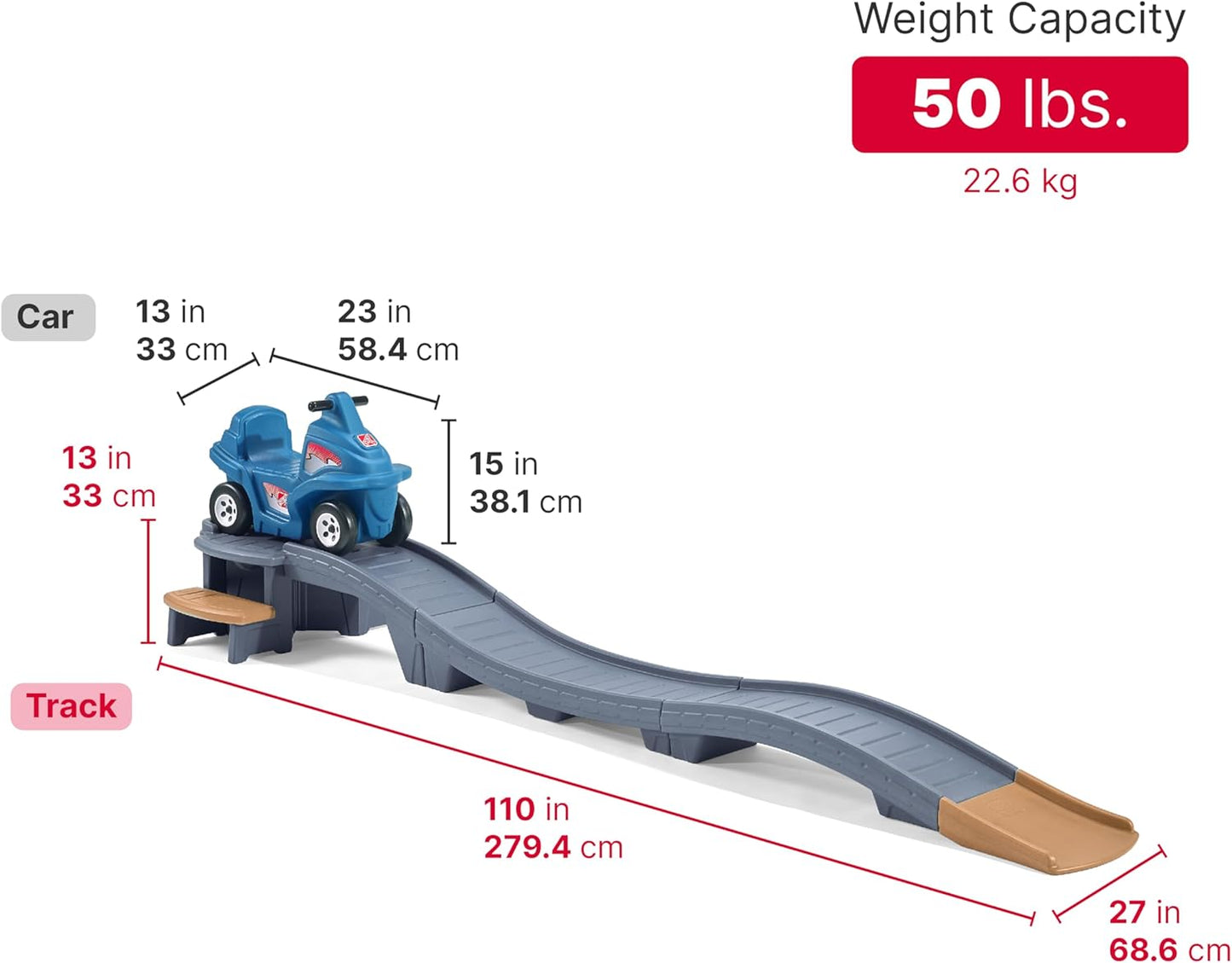 Step2 Up & Down Roller Coaster Ride-On image 6