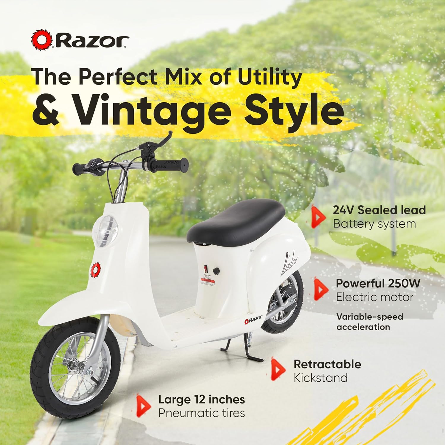 Razor Pocket Mod 24V Miniature Euro-Style Electric Scooter image 1