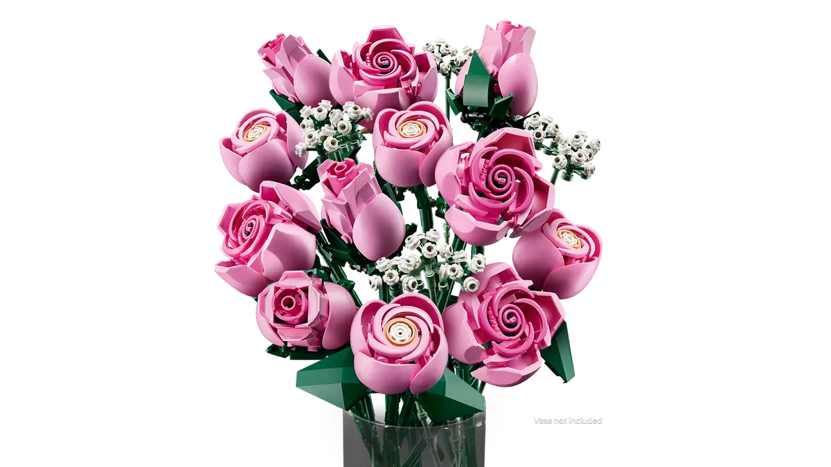 LEGO 10374 Bouquet of Pink Roses image 3