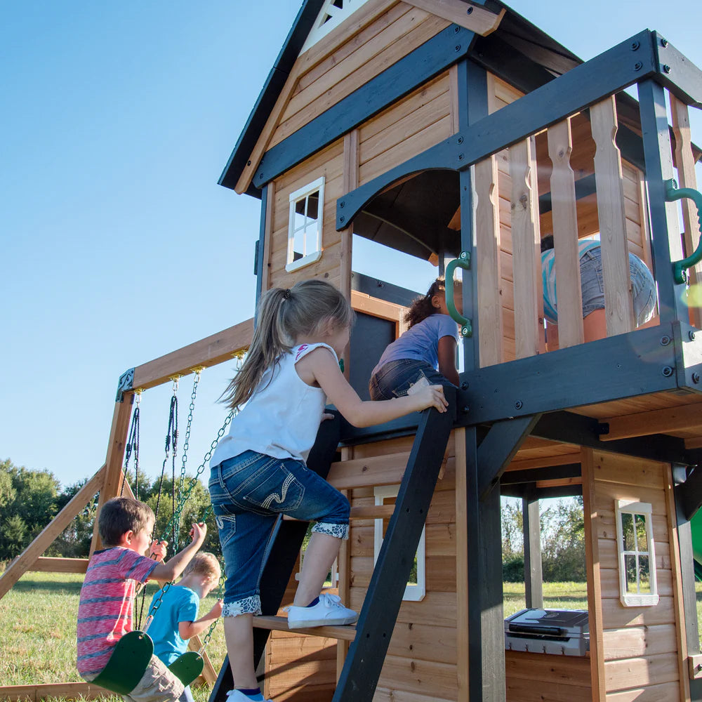 Backyard Discovery Canyon Creek All Cedar Wood Swing Set image 2