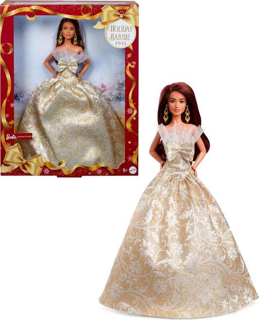 Barbie Signature 2025 Holiday Fashion Doll Straight Hair image 0