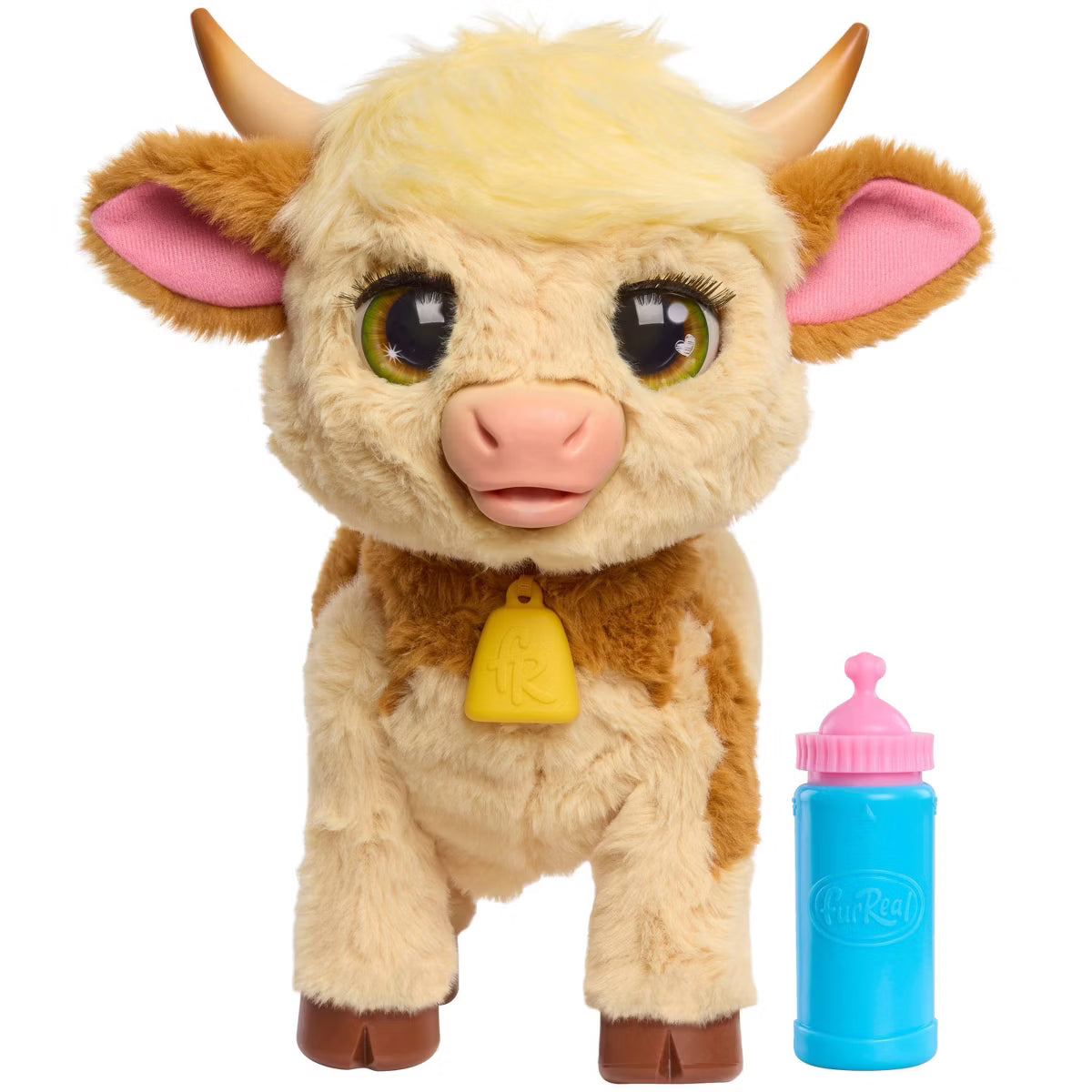 FurReal Friends Maggie the Feed & Follow Cow Stuffed Animal image 0