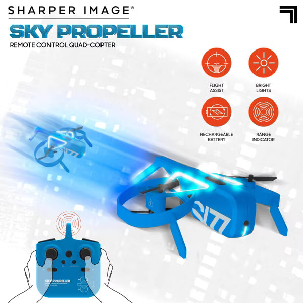 Sharper Image Sky Propeller Remote Control Quad Copter Drone image 2