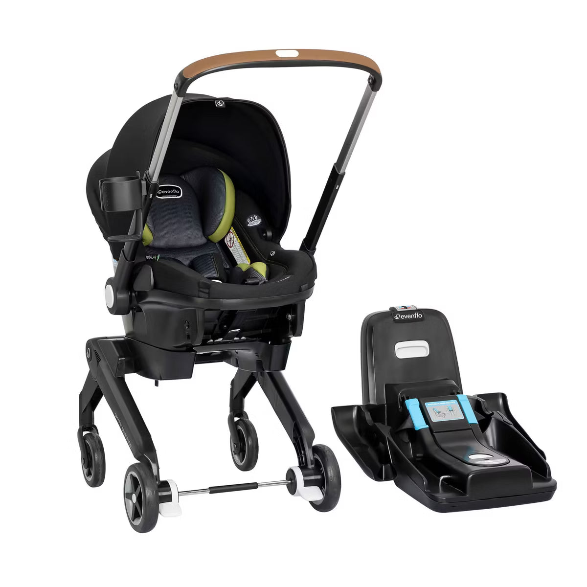 Evenflo Shyft DualRide Travel System with Carryall Storage image 11