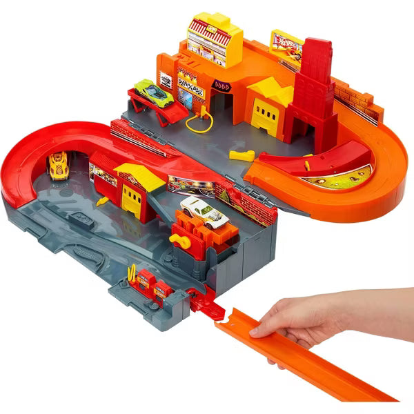 Hot Wheels City Sto & Go Refresh Toy Vehicle Playset image 1