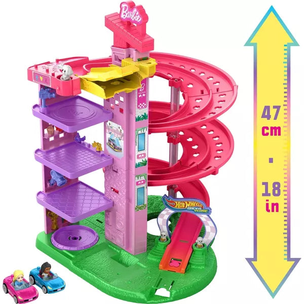 Hot Wheels RacerVerse Barbie Spiral Race Playset image 1