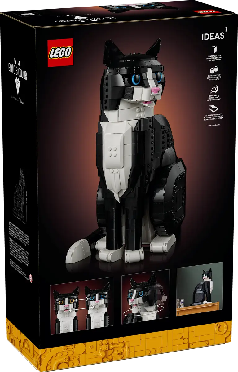 LEGO 21349 Ideas Tuxedo Cat image 2