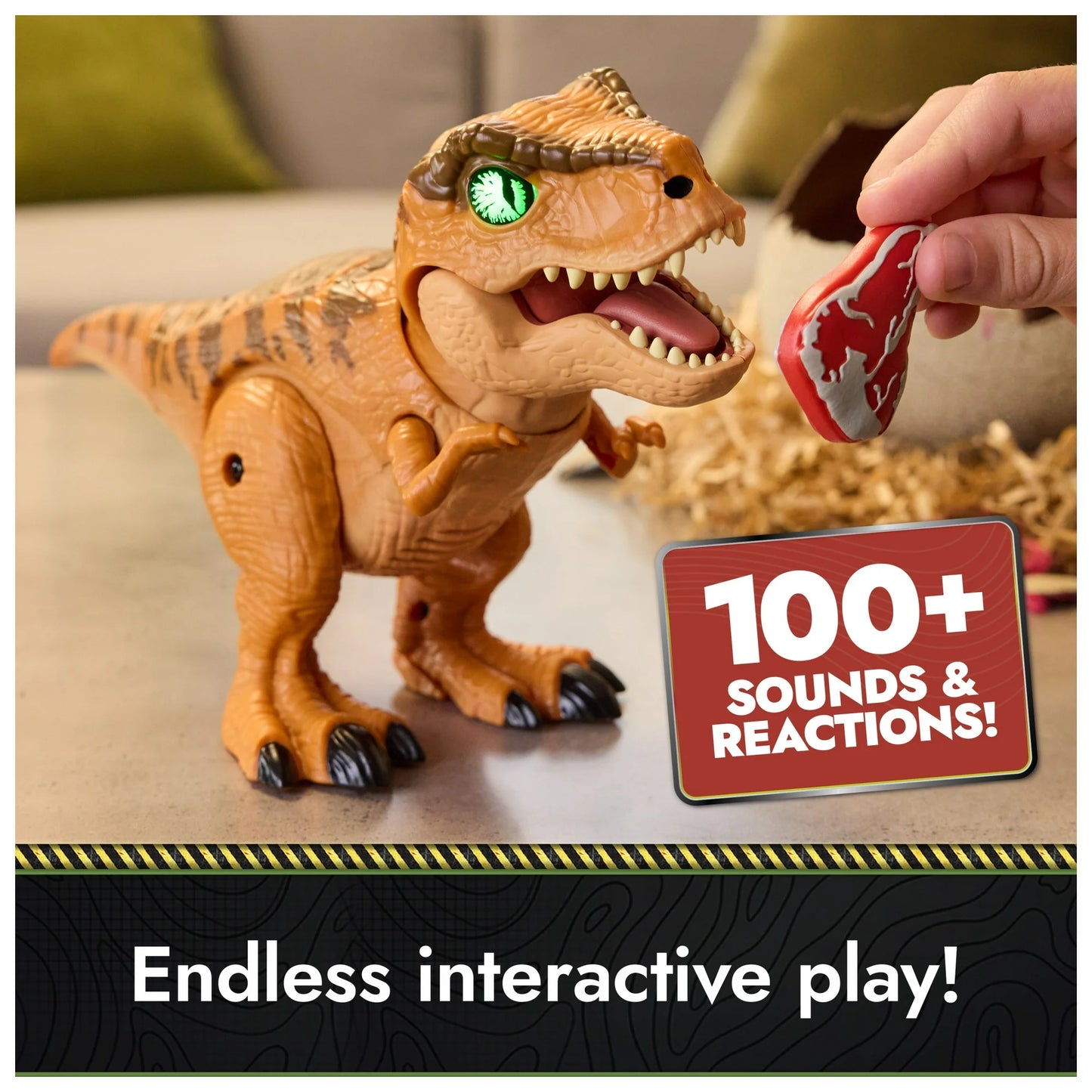 Jurassic World Primal Hatch T-Rex Interactive Dinosaur image 7