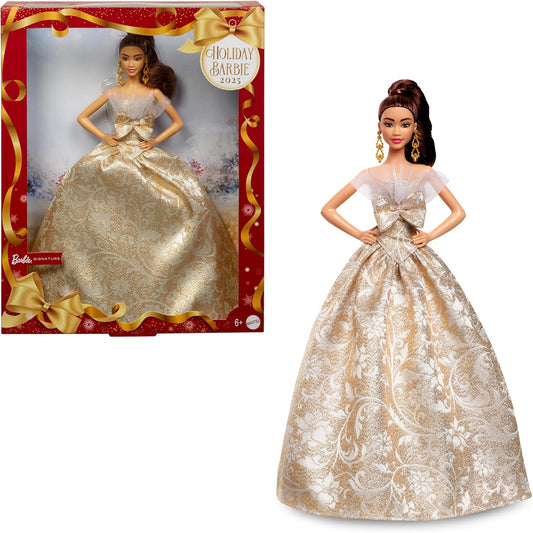 Barbie Signature 2025 Holiday Fashion Doll Pony Hair image 0